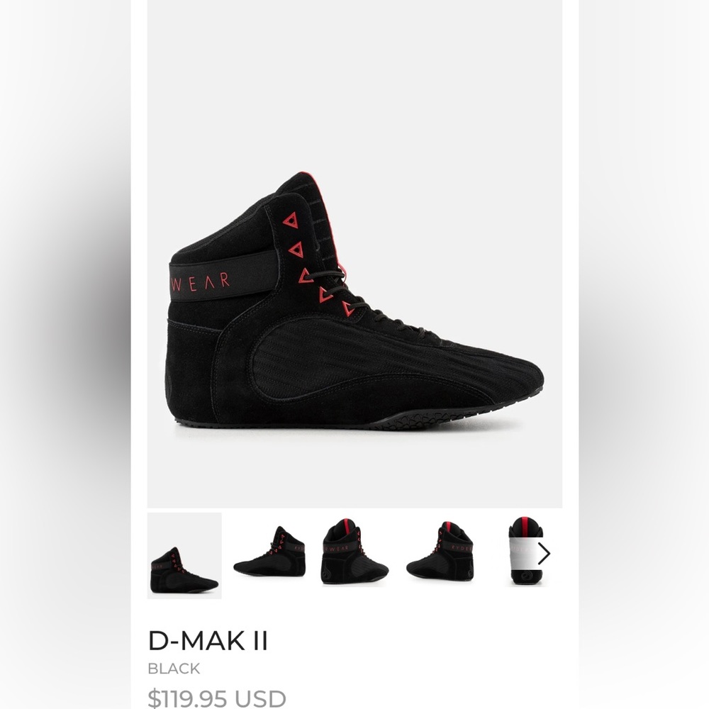 Ryder Wear D-MAK II bodybuilding shoes size 12